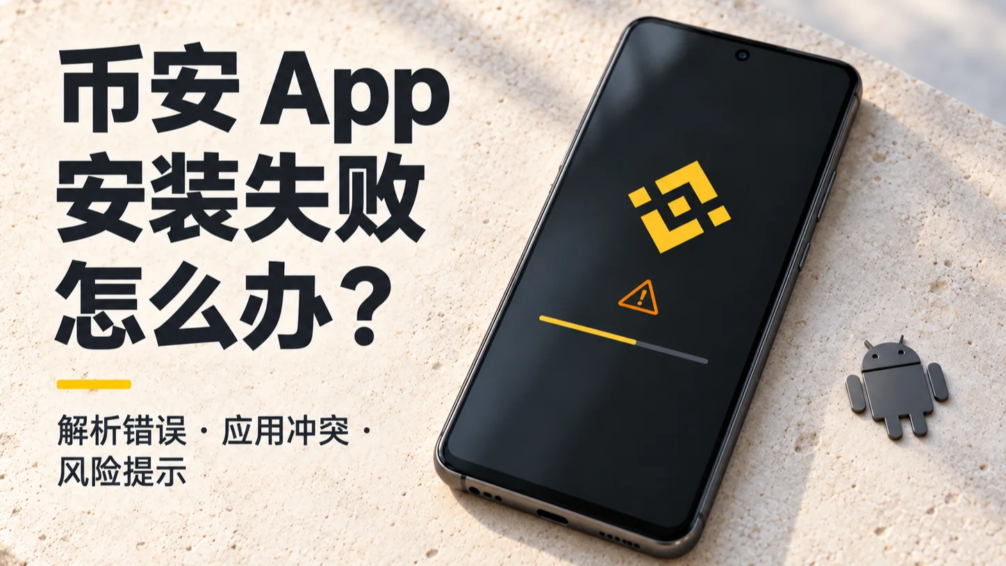币安App安装失败怎么办？安卓解析错误、应用冲突与风险提示