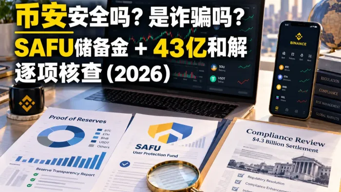 币安安全吗？是诈骗吗？SAFU储备金+43亿和解逐项核查（2026）