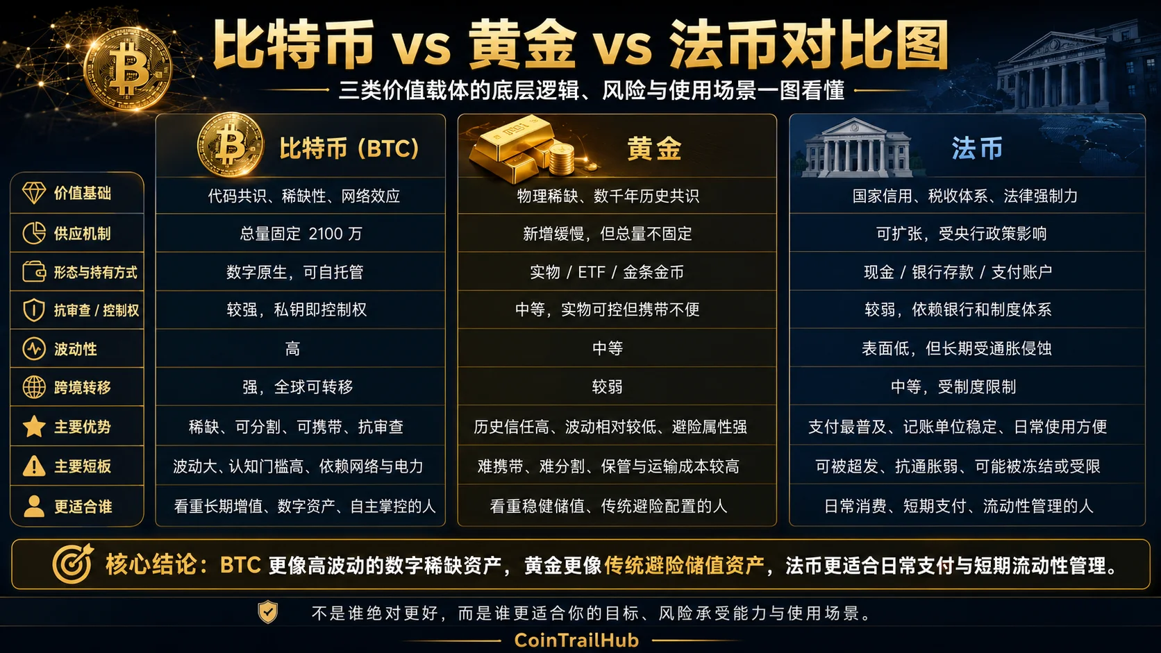四大资产价值来源对比