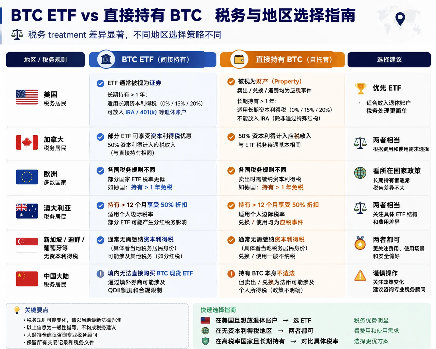 Roth IRA中BTC ETF税务优势