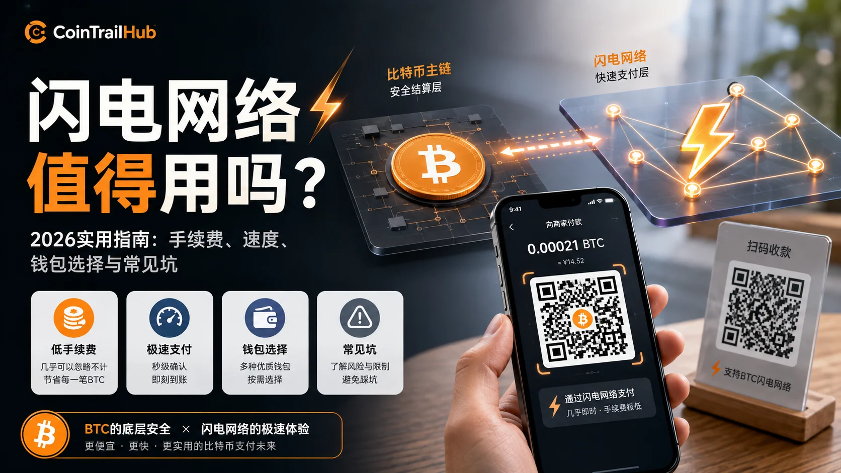 闪电网络值得用吗？2026实用指南：手续费、速度、钱包选择与常见坑