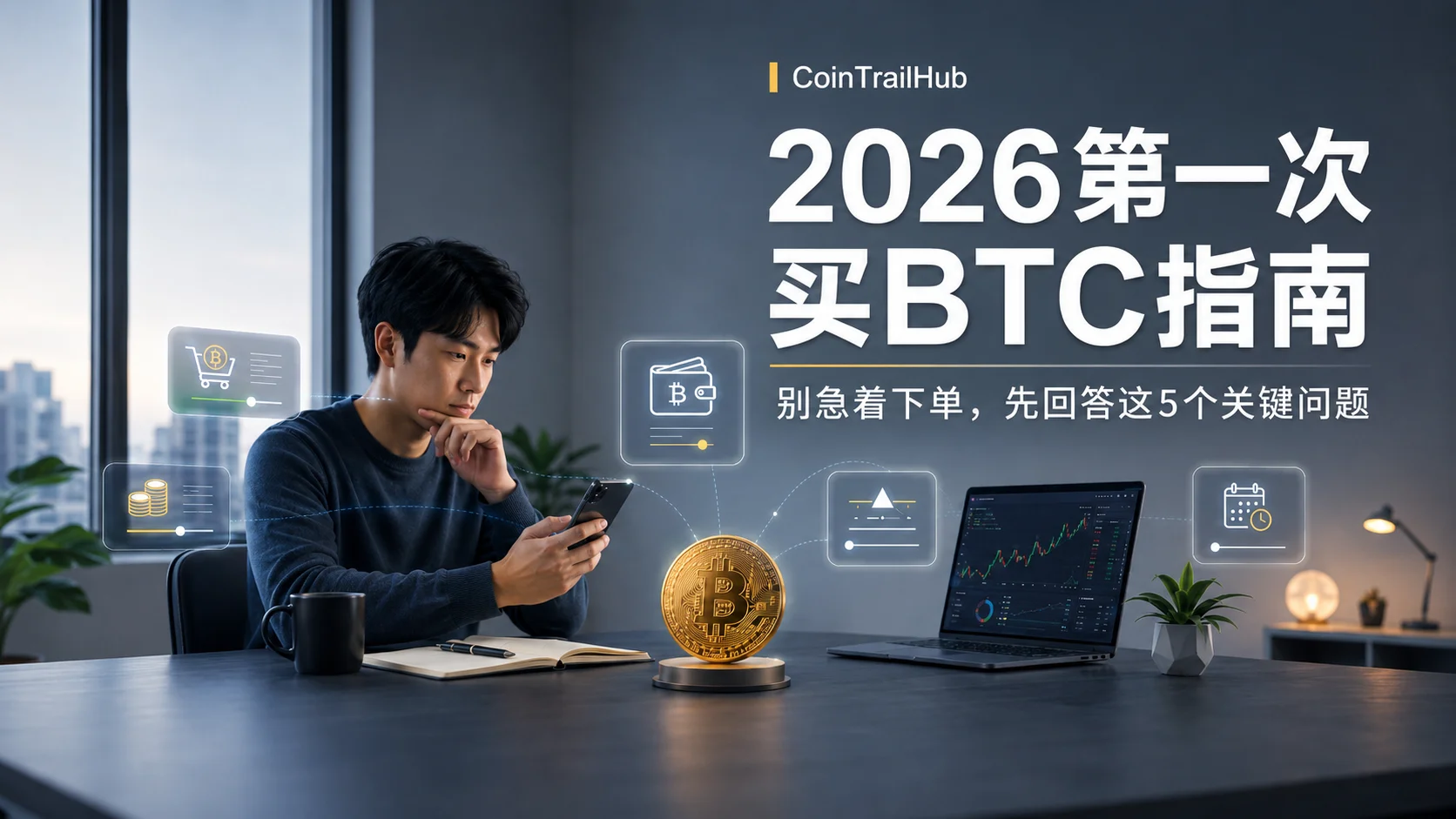 2026第一次买BTC指南：别急着下单，先回答这5个关键问题