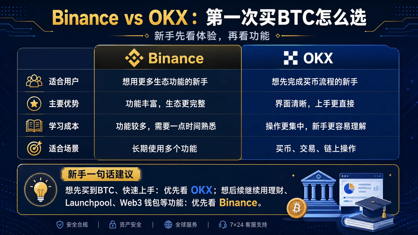 币安 vs OKX 实际使用体验对比