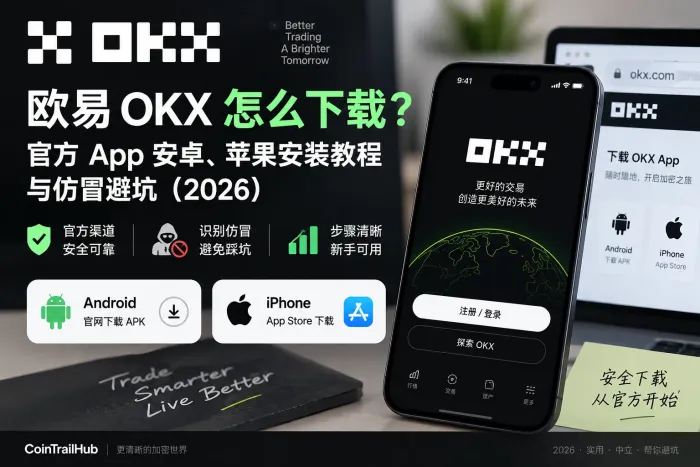 欧易下载2026：OKX官方App安卓APK、苹果安装教程与安全验证