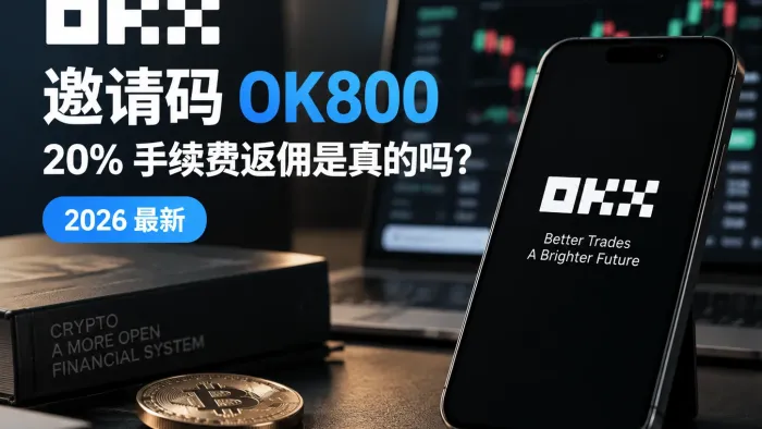 OKX 欧易邀请码 2026 最新实测：OK800 注册教程，20% 手续费返佣怎么算
