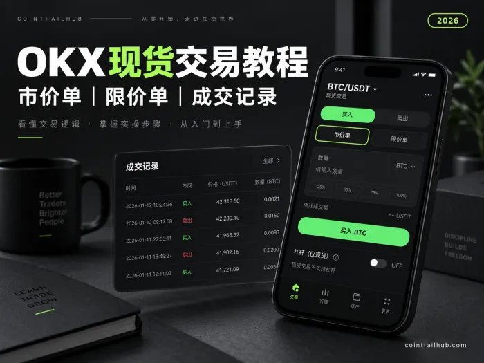 欧易OKX现货交易怎么操作？市价单、限价单与买卖步骤（2026实测）