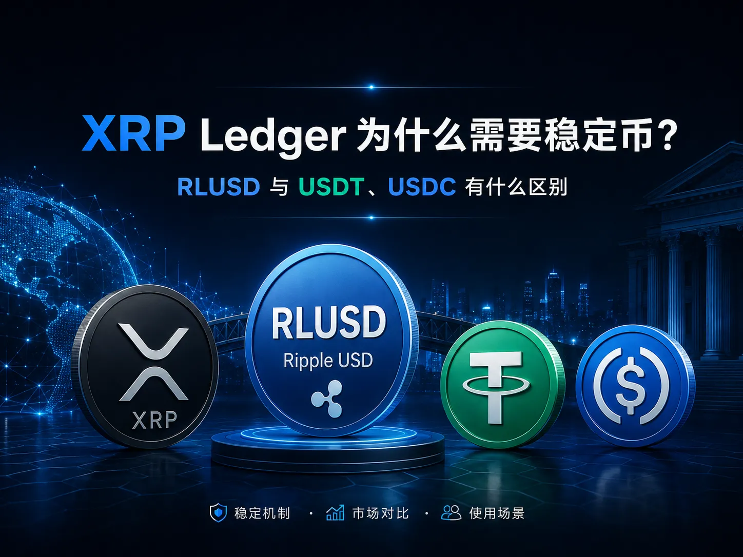 XRP Ledger 为什么需要稳定币？RLUSD 是什么？与 USDT、USDC 有什么区别？