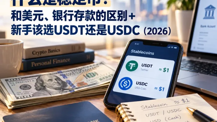 什么是稳定币？和美元、银行存款的区别+新手该选USDT还是USDC（2026）